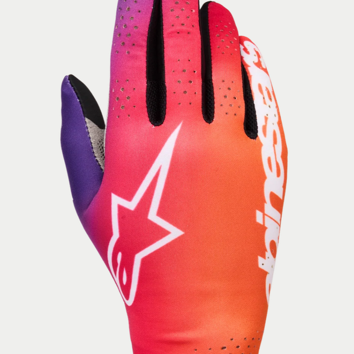 Alpinestars Alpinestars Sim racing handschoenen Graphic 2 Oranje / Neon Paars / Wit