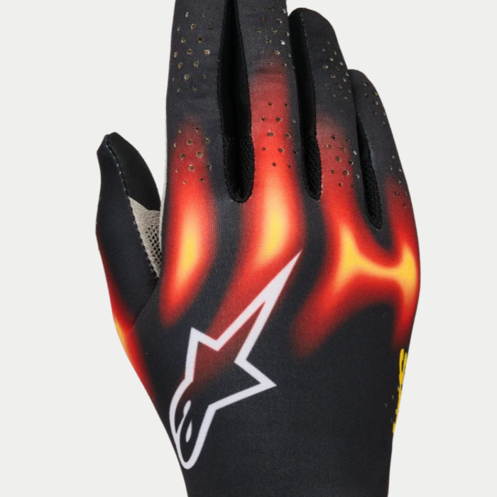 Alpinestars Alpinestars Sim racing handschoenen Graphic 3 Zwart / Rood / Warm Geel