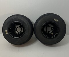 Top Kart voorvelgen 130MM met Le cont option banden erom