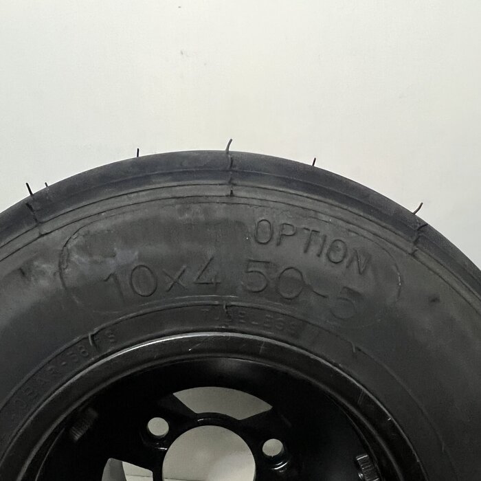 Top Kart voorvelgen 130MM met Le cont option banden erom