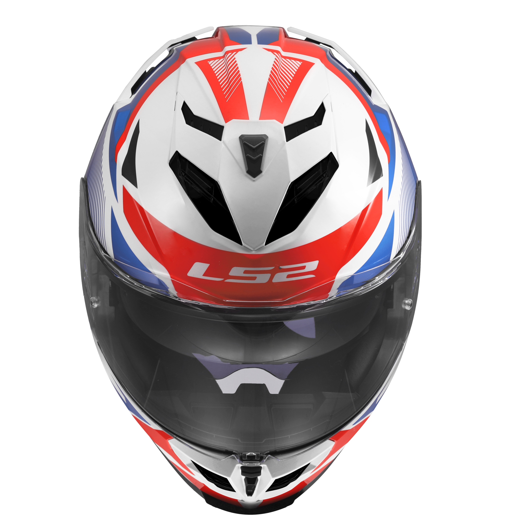 LS2 LS2 FF818 Storm III Komai Wit / Blauw / Rood