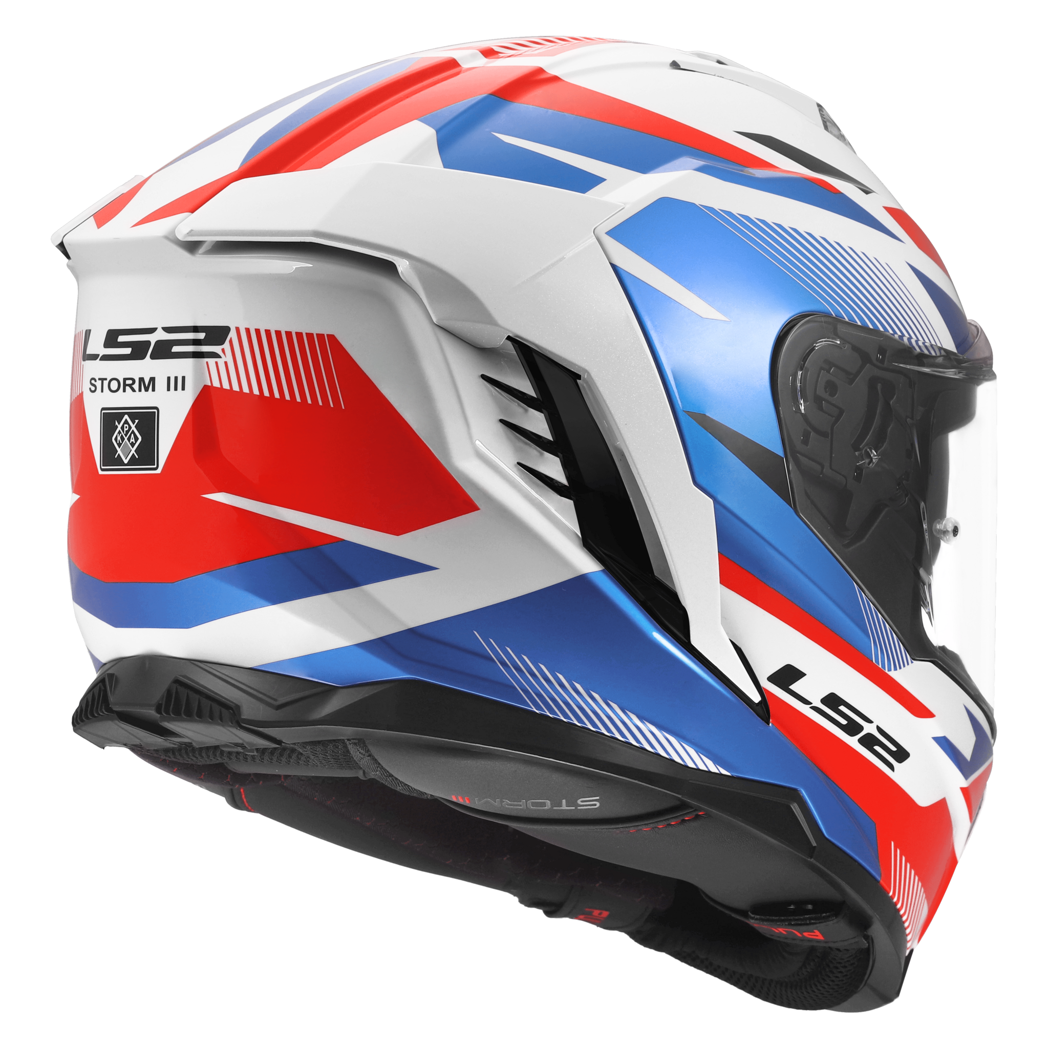 LS2 LS2 FF818 Storm III Komai Wit / Blauw / Rood