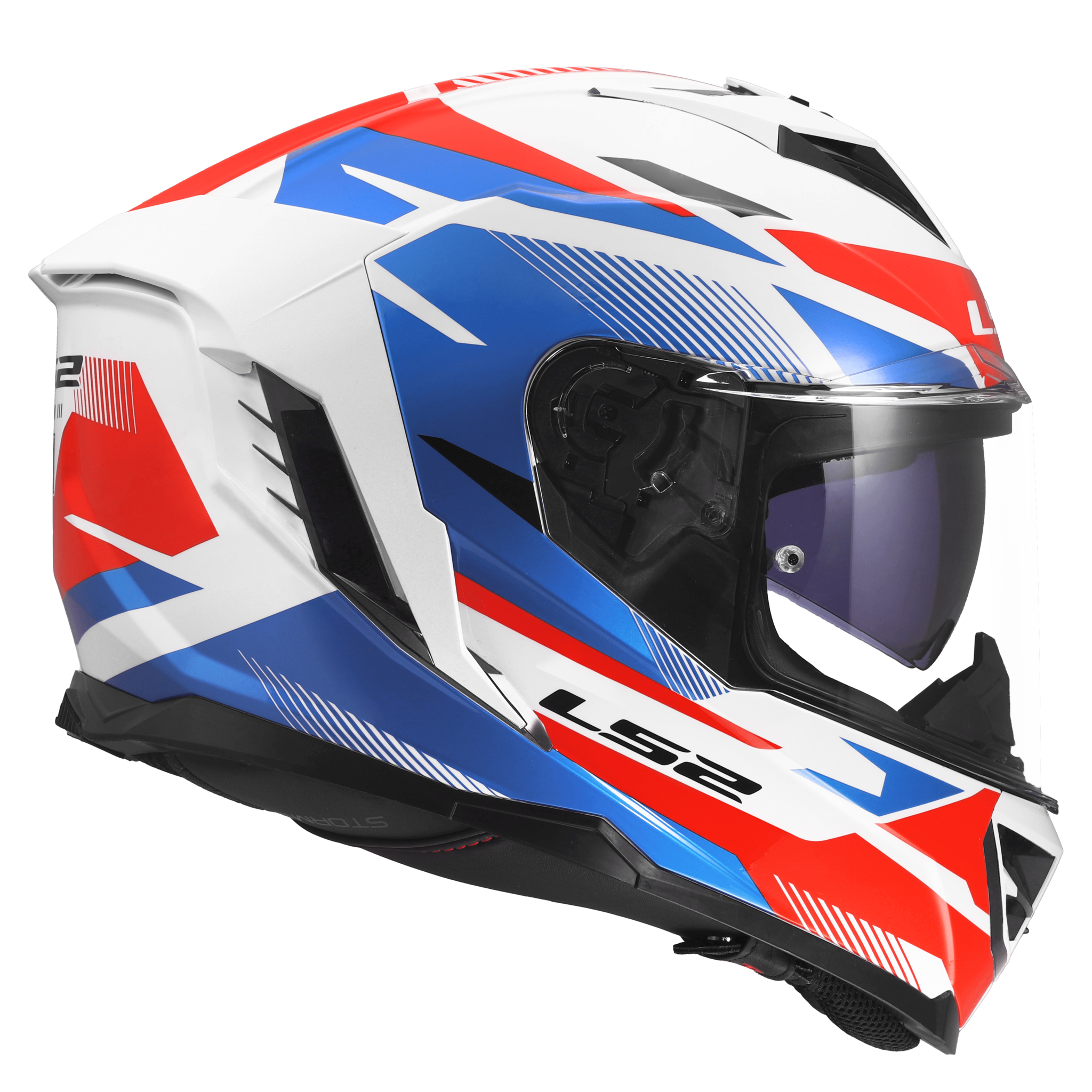 LS2 LS2 FF818 Storm III Komai Wit / Blauw / Rood