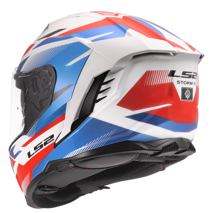LS2 LS2 FF818 Storm III Komai Wit / Blauw / Rood