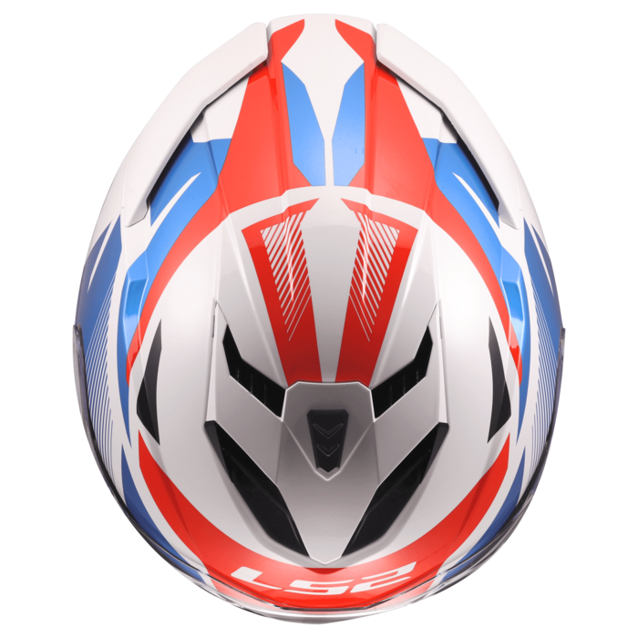 LS2 LS2 FF818 Storm III Komai Wit / Blauw / Rood