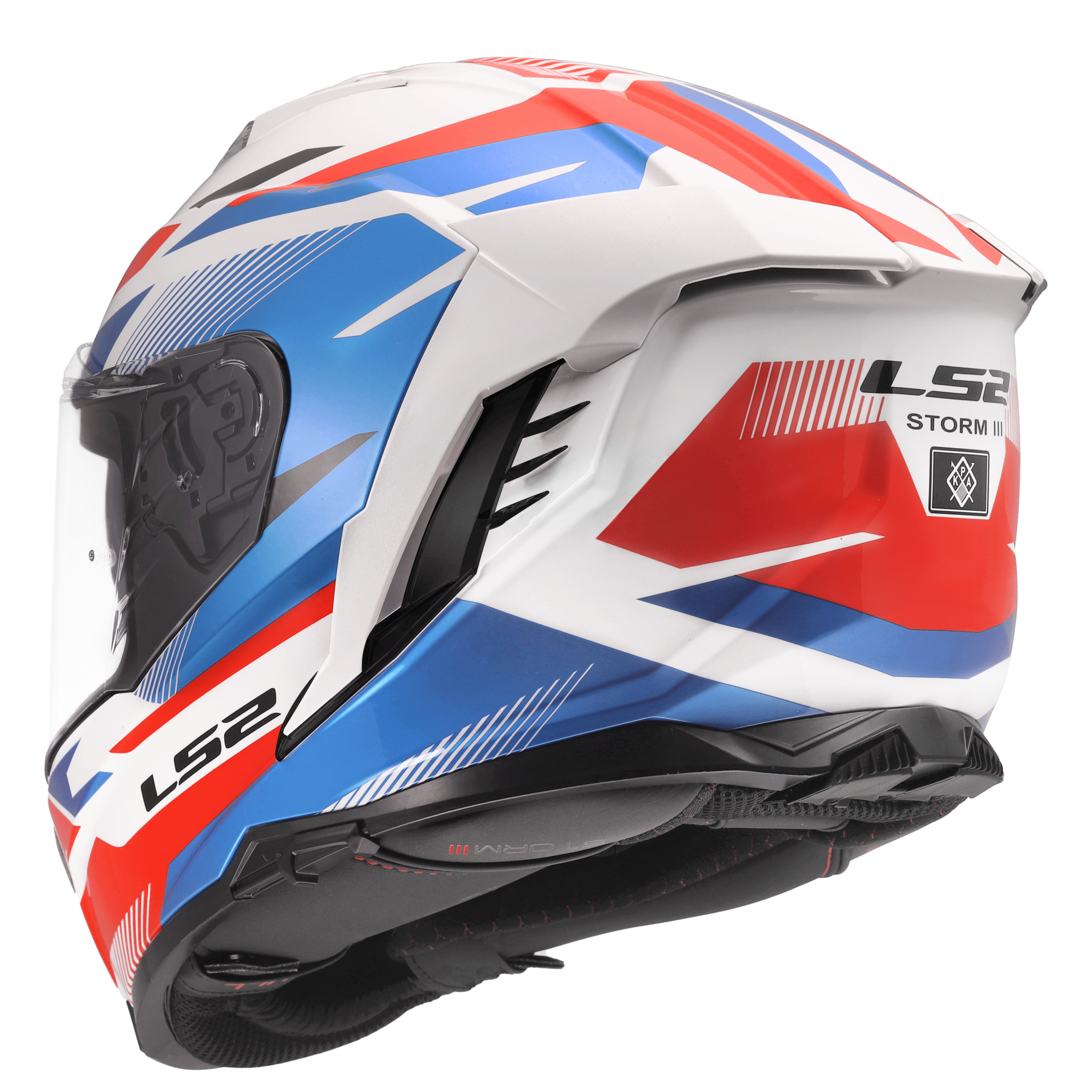 LS2 LS2 FF818 Storm III Komai Wit / Blauw / Rood