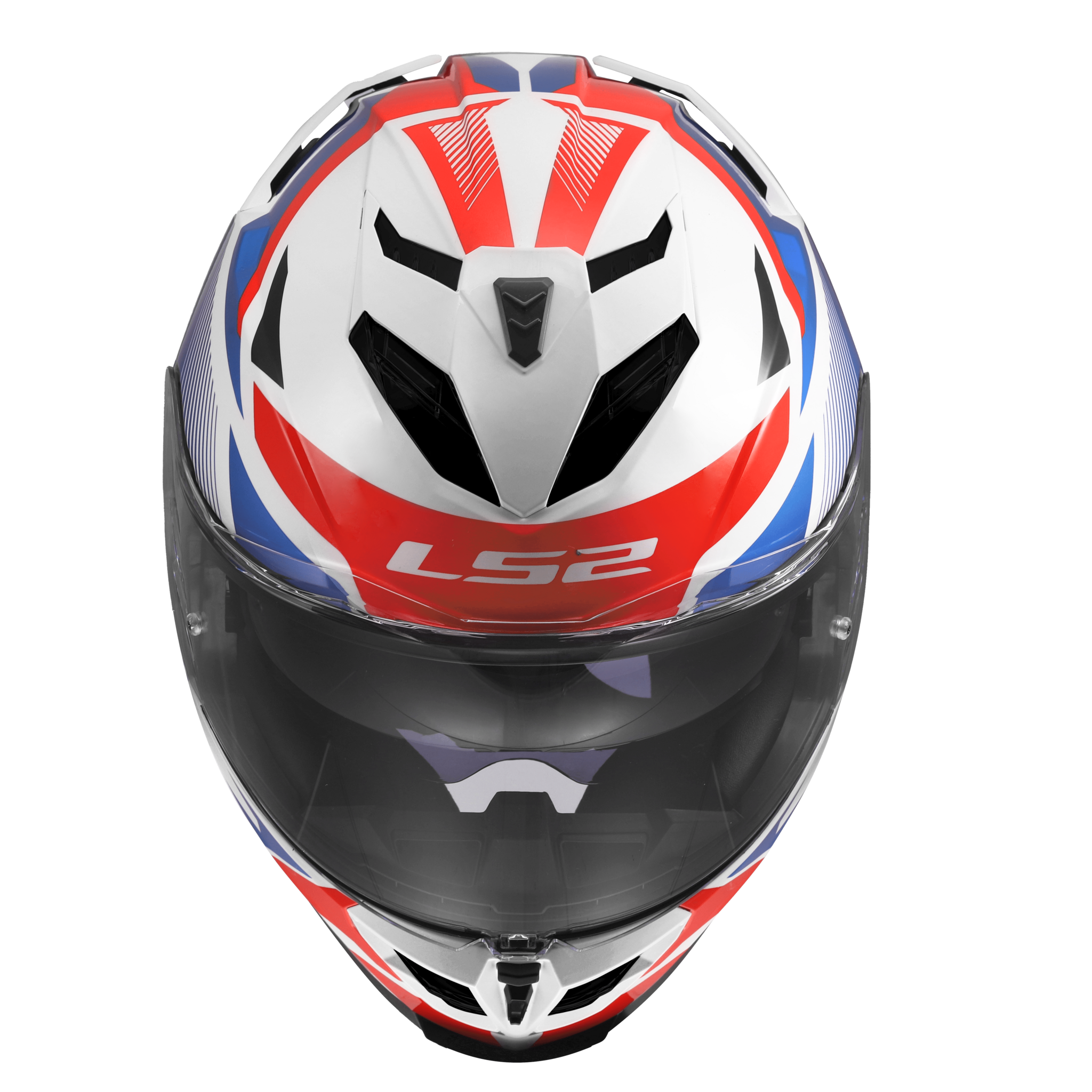 LS2 LS2 FF818 Storm III Komai Wit / Blauw / Rood