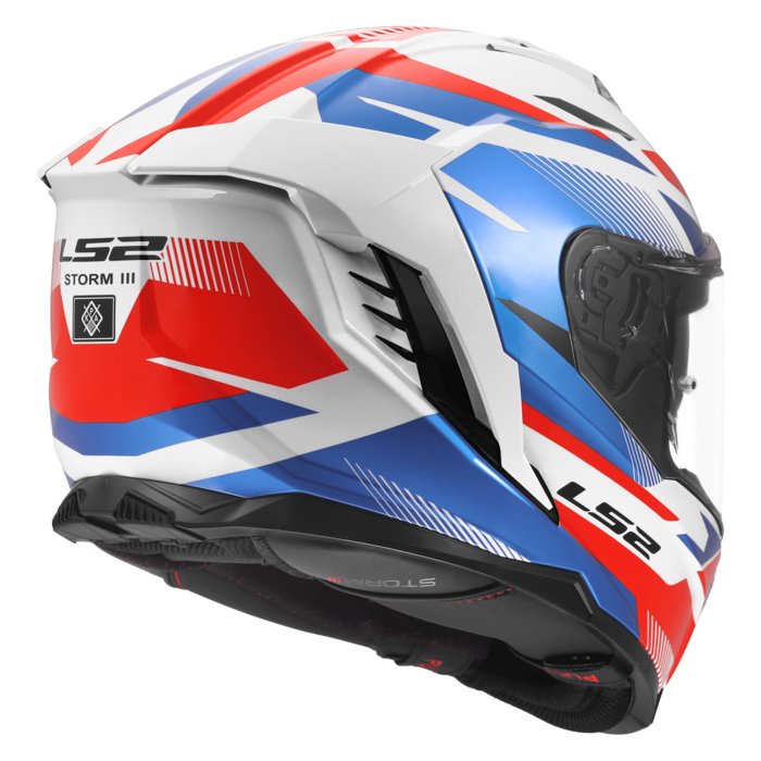 LS2 LS2 FF818 Storm III Komai Wit / Blauw / Rood