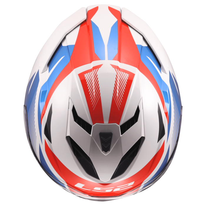 LS2 LS2 FF818 Storm III Komai Wit / Blauw / Rood