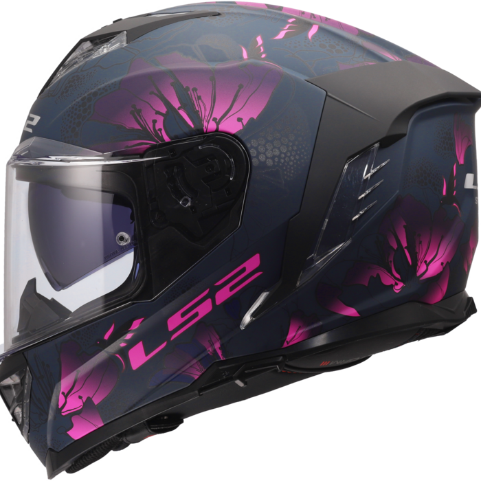 LS2 LS2 FF818 Storm III Burst matt zwart / roze