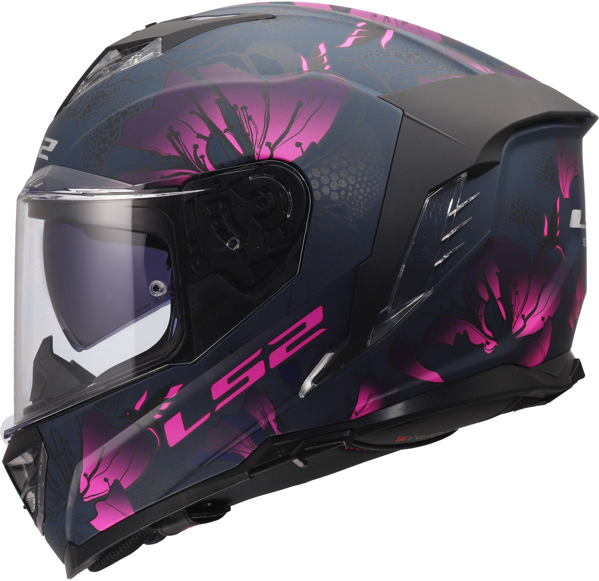 LS2 LS2 FF818 Storm III Burst matt zwart / roze