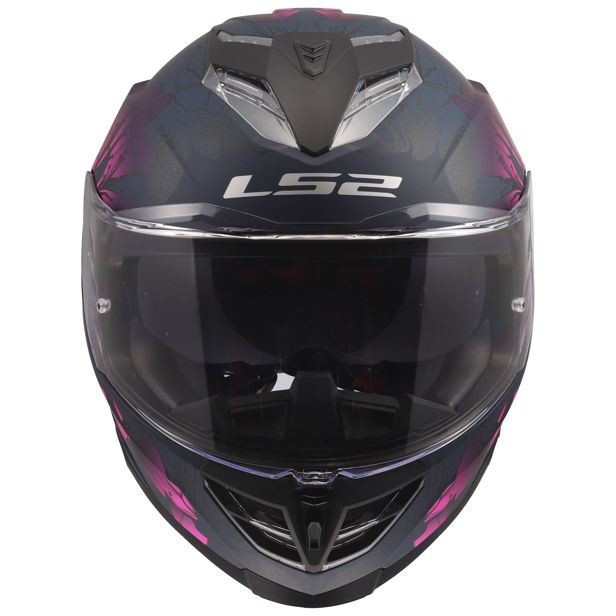 LS2 LS2 FF818 Storm III Burst matt zwart / roze