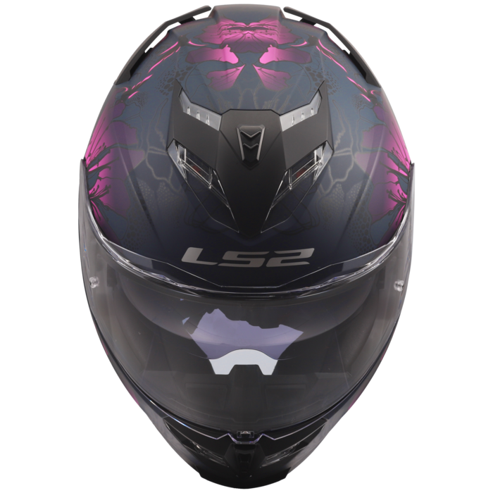 LS2 LS2 FF818 Storm III Burst matt zwart / roze