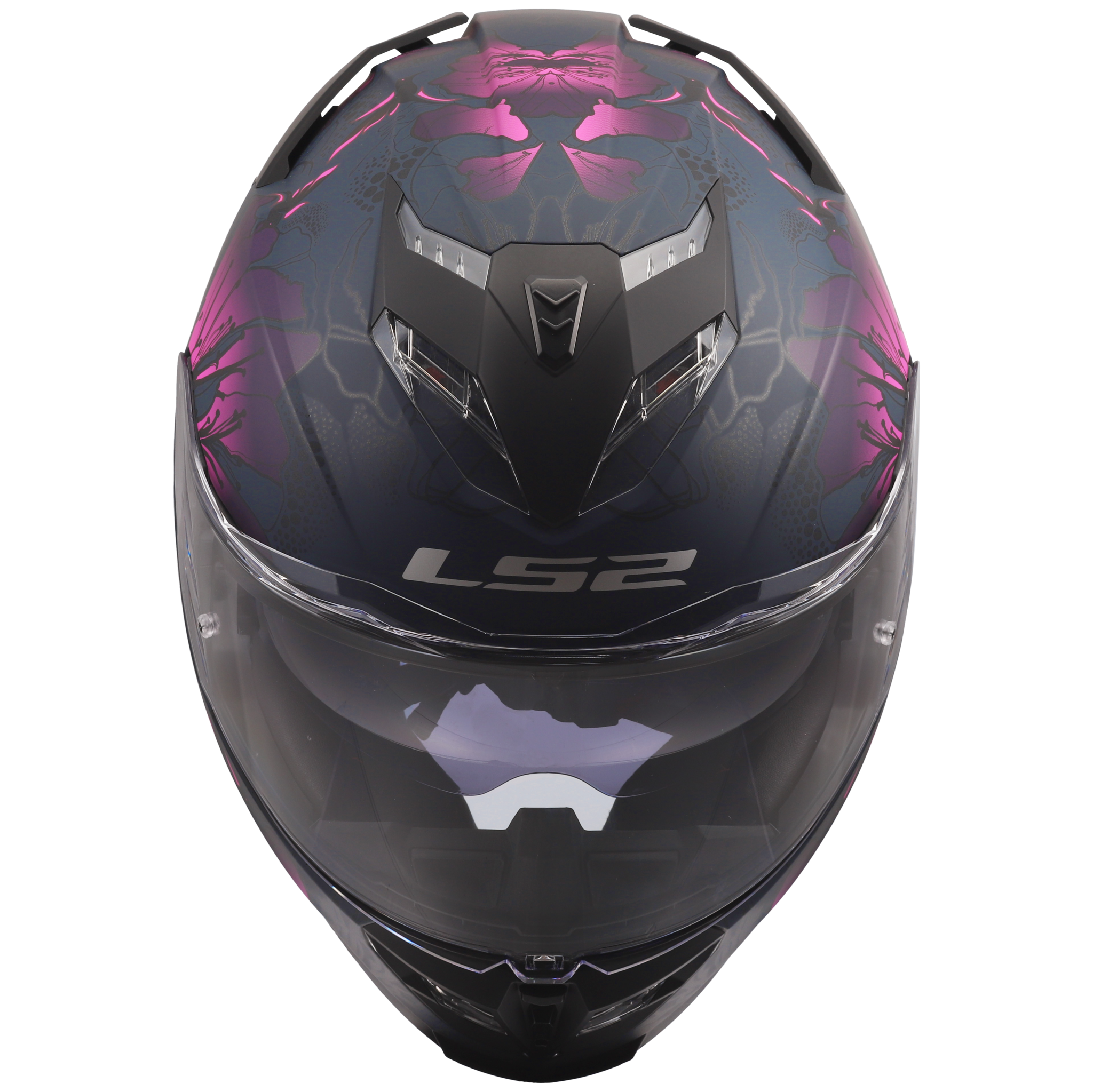 LS2 LS2 FF818 Storm III Burst matt zwart / roze