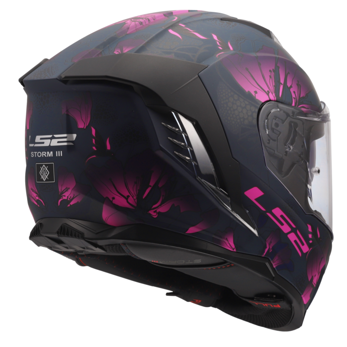 LS2 LS2 FF818 Storm III Burst matt zwart / roze