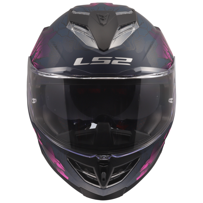 LS2 LS2 FF818 Storm III Burst matt zwart / roze