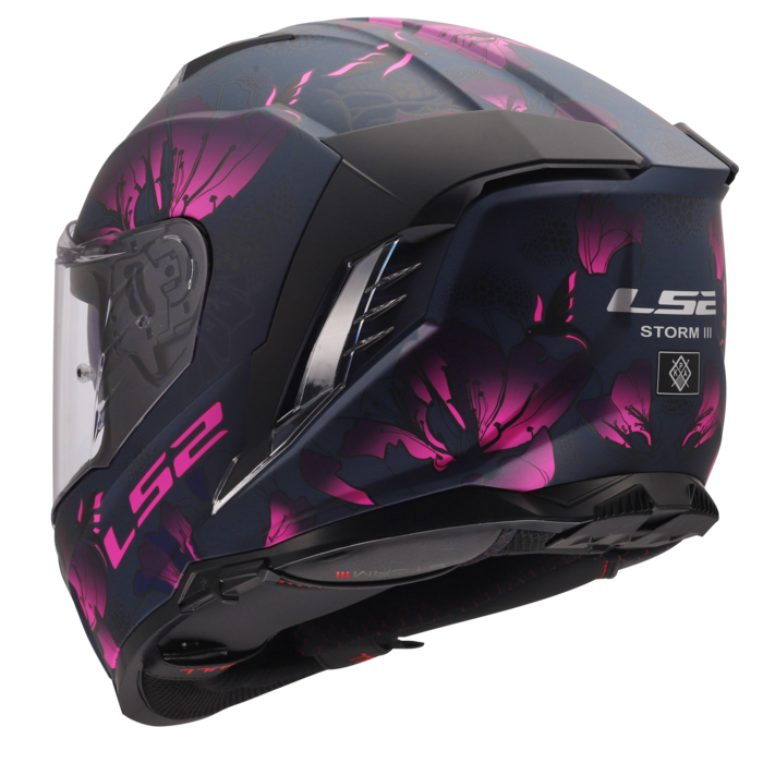 LS2 LS2 FF818 Storm III Burst matt zwart / roze