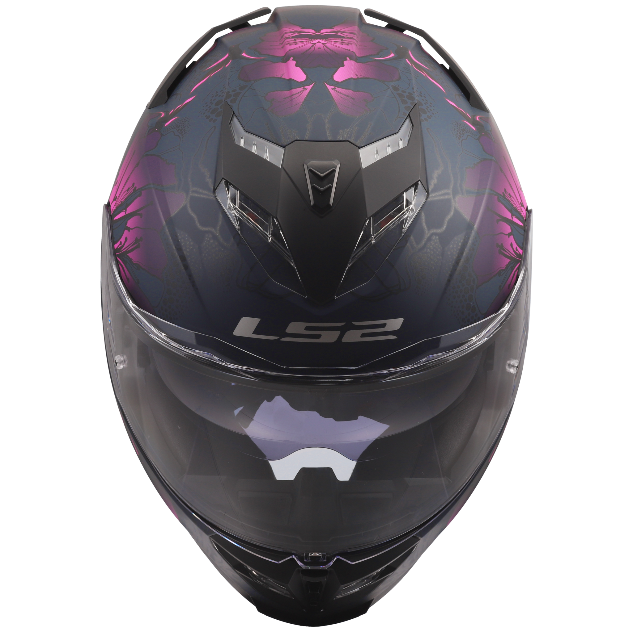 LS2 LS2 FF818 Storm III Burst matt zwart / roze
