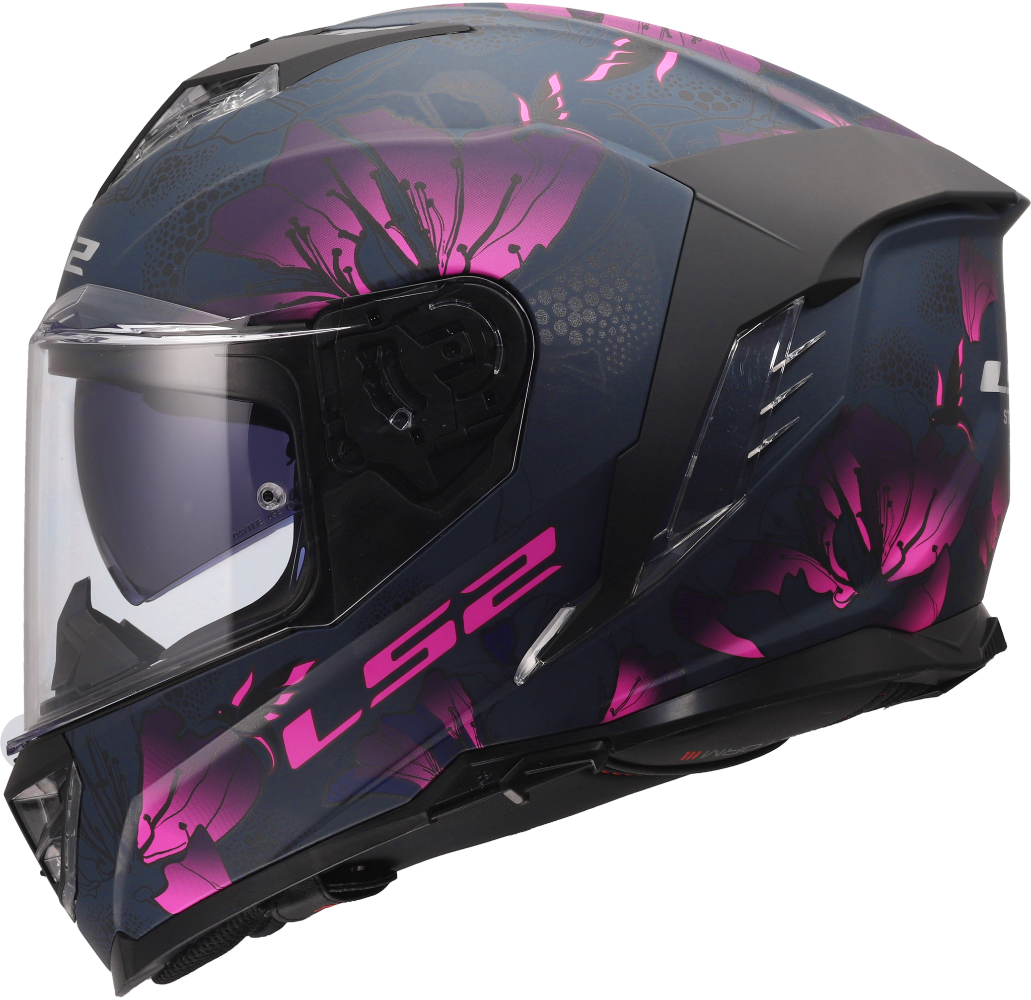 LS2 LS2 FF818 Storm III Burst matt zwart / roze