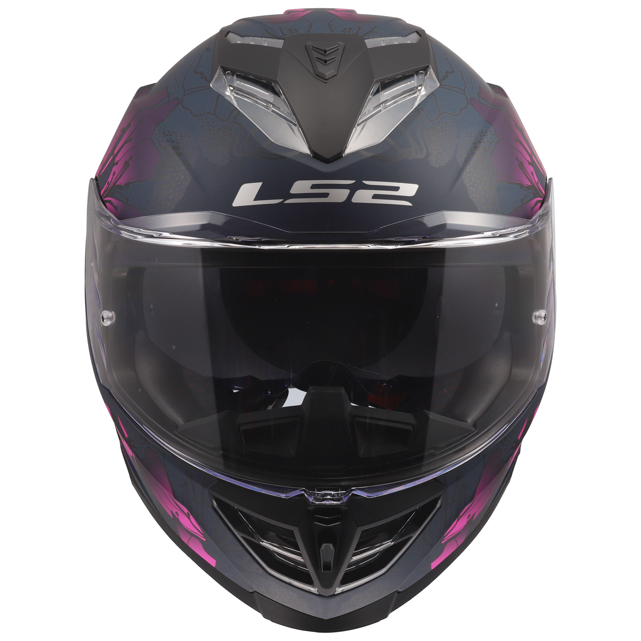 LS2 LS2 FF818 Storm III Burst matt zwart / roze