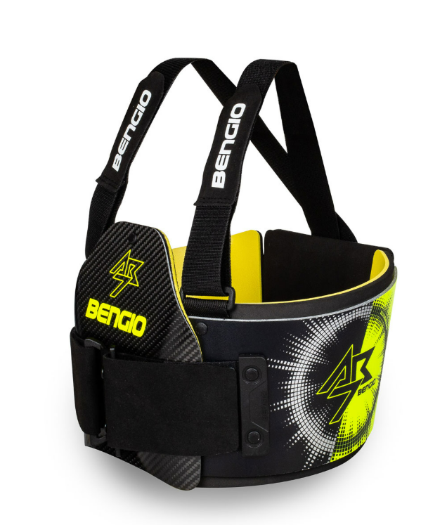 Bengio Bengio AB7 Lady / dames ribprotector FIA 8870-2018 keuring zwart /Fluo geel
