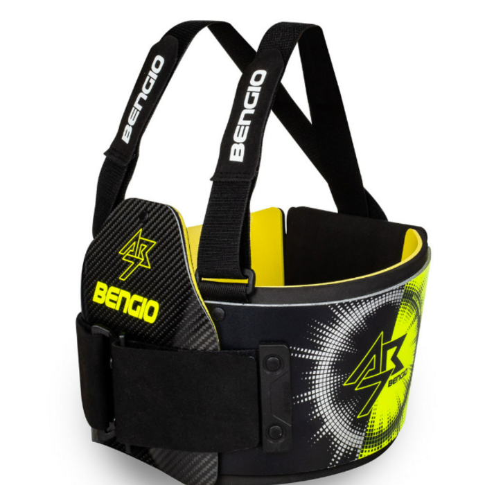 Bengio Bengio AB7 Lady / dames ribprotector FIA 8870-2018 keuring zwart /Fluo geel