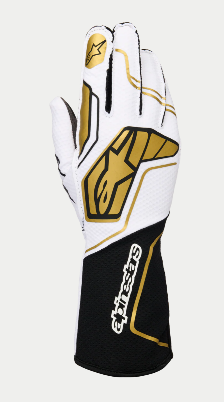 Alpinestars Alpinestars Tech 1-KX V4 Zwart / Goud / Wit (FIA- KARTING)