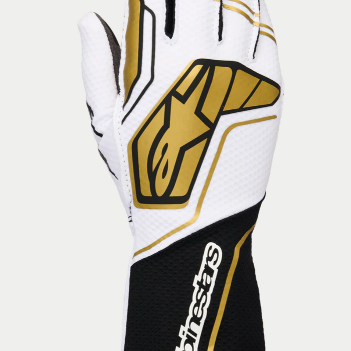Alpinestars Alpinestars Tech 1-KX V4 Zwart / Goud / Wit (FIA- KARTING)
