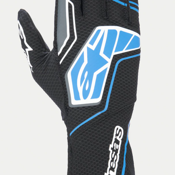 Alpinestars Alpinestars Tech 1-KX V4 Zwart / fluor blauw (FIA- KARTING)