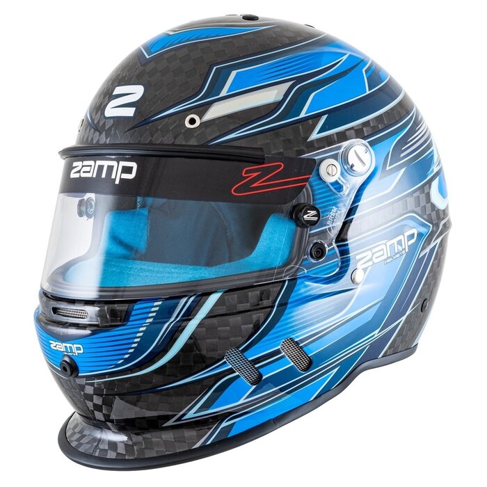 Zamp Zamp RZ-67D Carbon Blauw - Snell SA2025