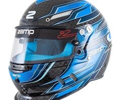 Zamp Zamp RZ-67D Carbon Blauw - Snell SA2025