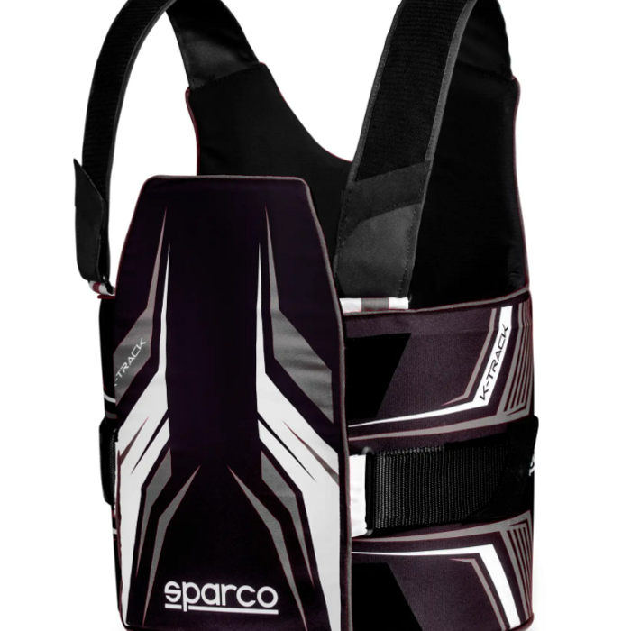 Sparco Sparco K-Track FIA 8870-2018 ribbeschermer zwart / wit