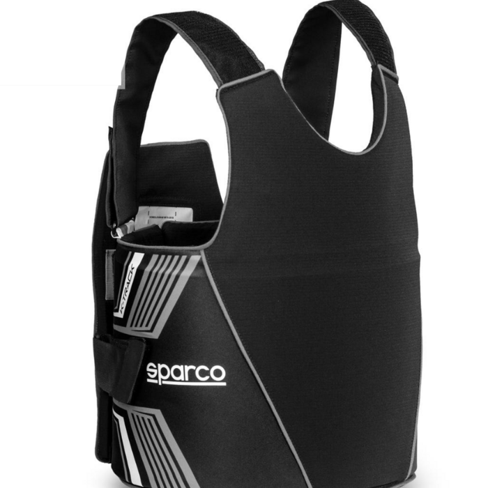 Sparco Sparco K-Track FIA 8870-2018 ribbeschermer zwart / wit