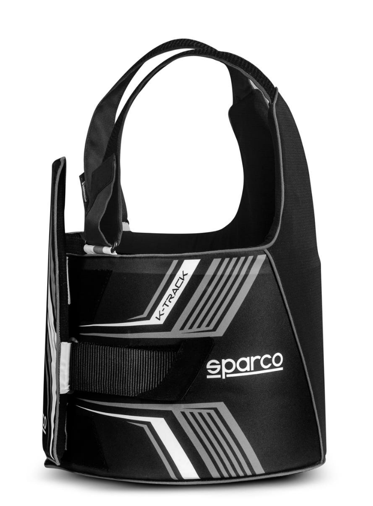 Sparco Sparco K-Track FIA 8870-2018 ribbeschermer zwart / wit