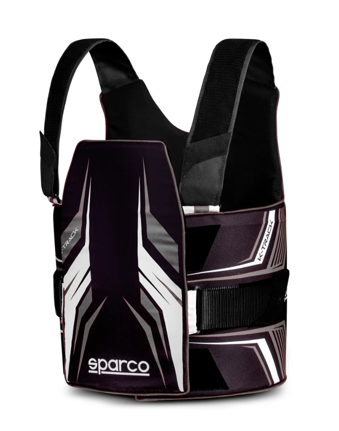 Sparco Sparco K-Track FIA 8870-2018 ribbeschermer zwart / wit