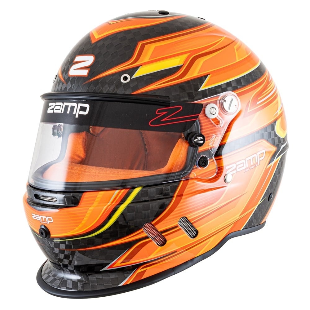 Zamp Zamp RZ-67D Carbon Oranje - Snell SA2025