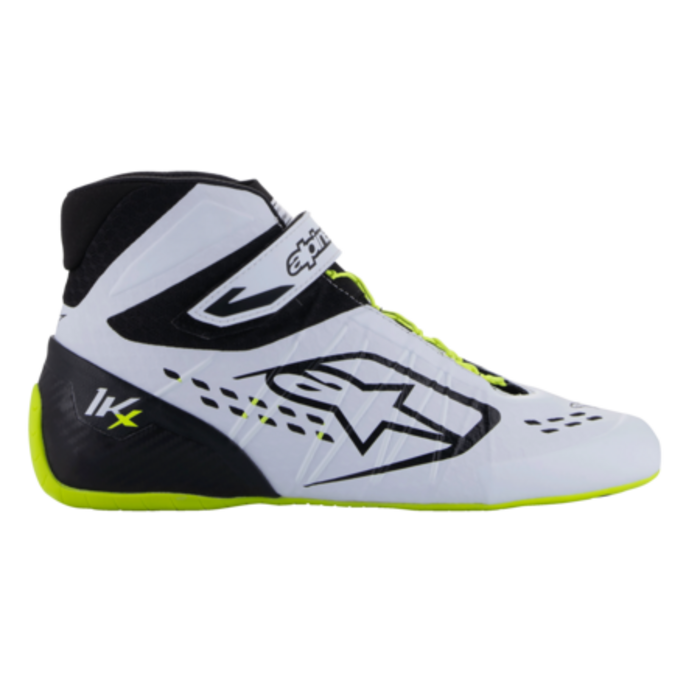 Alpinestars Alpinestars KX V3 Fia gekeurde kart schoenen Zwart / wit /  fluor geel
