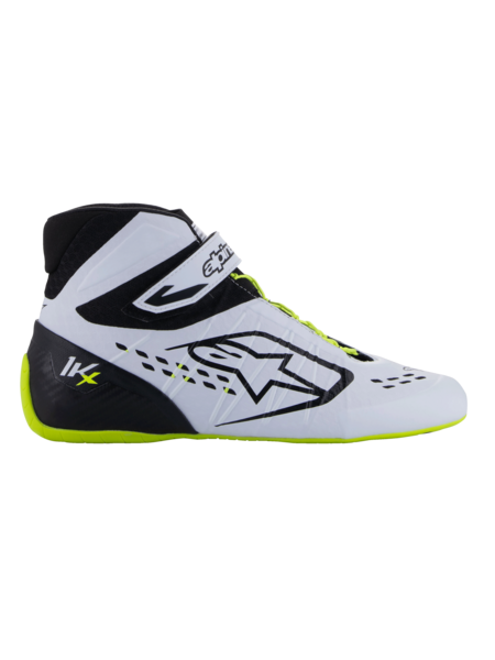 Alpinestars Alpinestars KX V3 Fia gekeurde kart schoenen Zwart / wit / fluor geel