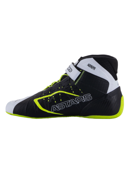 Alpinestars Alpinestars KX V3 Fia gekeurde kart schoenen Zwart / wit / fluor geel