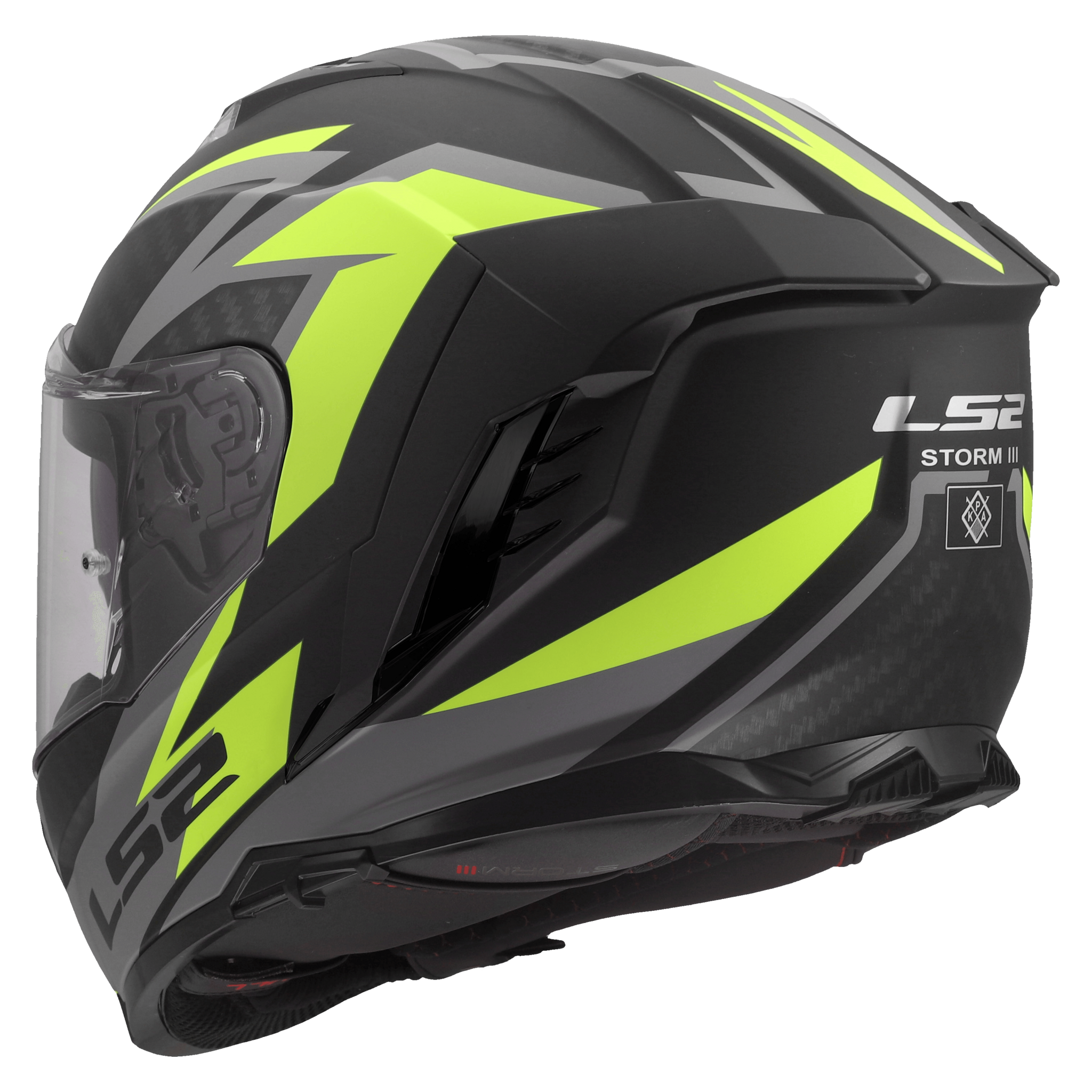 LS2 LS2 FF818 Storm III Dynamo Zwart / Fluo Geel