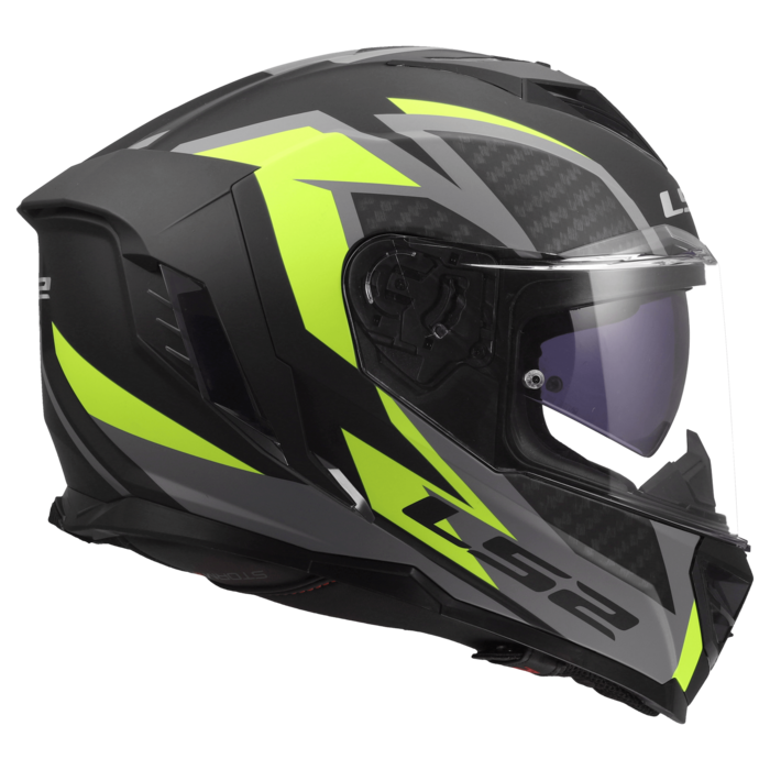 LS2 LS2 FF818 Storm III Dynamo Zwart / Fluo Geel