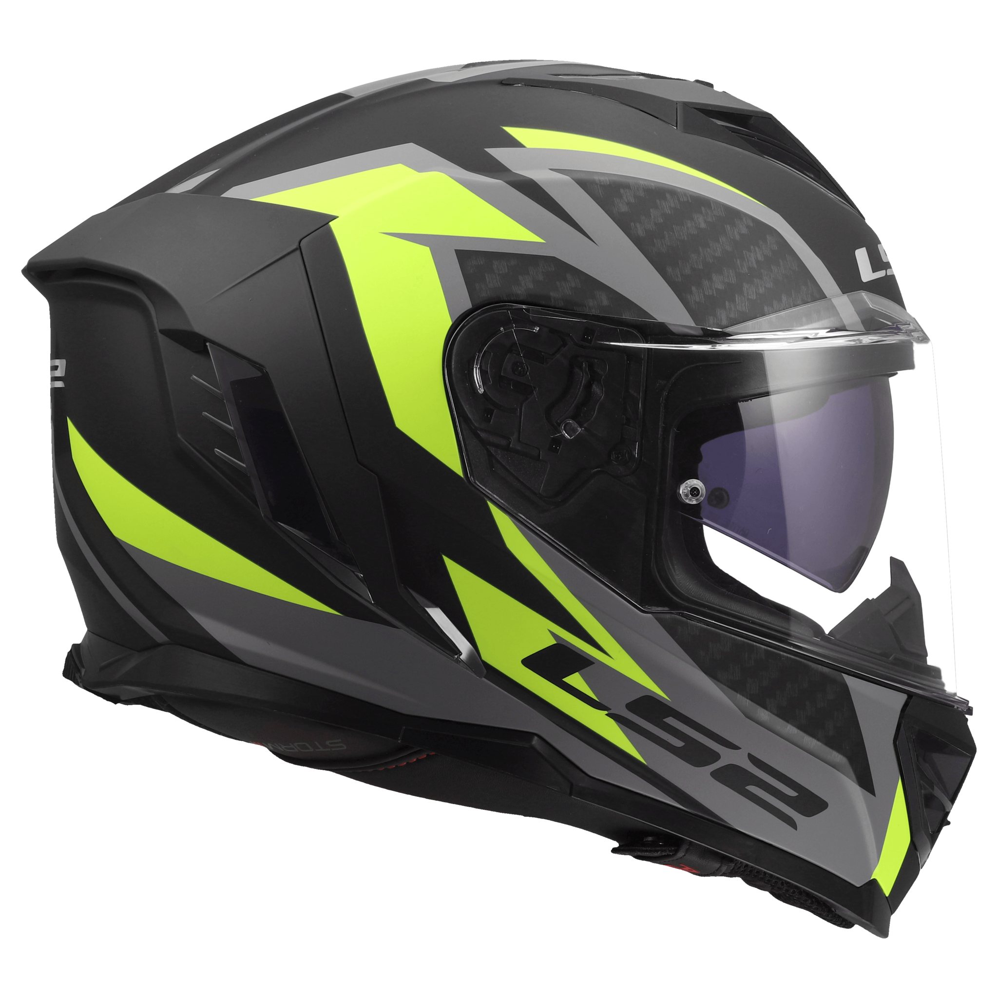 LS2 LS2 FF818 Storm III Dynamo Zwart / Fluo Geel