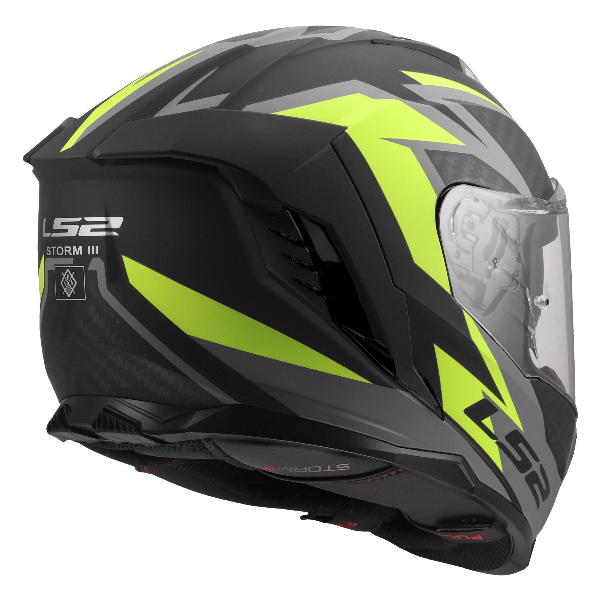 LS2 LS2 FF818 Storm III Dynamo Zwart / Fluo Geel