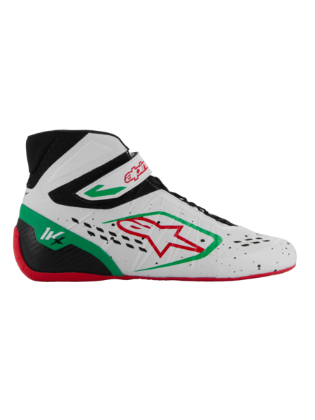 Alpinestars Alpinestars KX V3 Fia gekeurde kart schoenen Wit / groen / rood