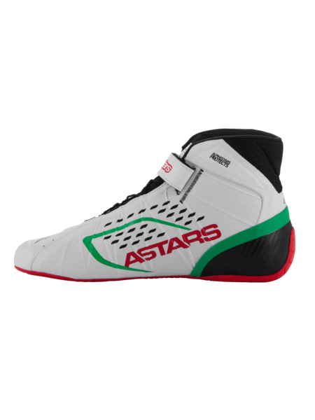 Alpinestars Alpinestars KX V3 Fia gekeurde kart schoenen Wit / groen / rood