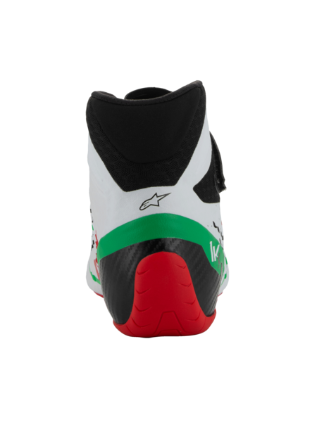 Alpinestars Alpinestars KX V3 Fia gekeurde kart schoenen Wit / groen / rood