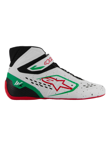 Alpinestars Alpinestars KX V3 Fia gekeurde kart schoenen Wit / groen / rood