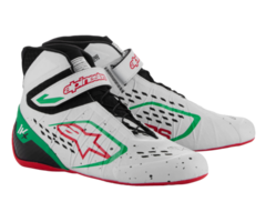 Alpinestars Alpinestars KX V3 Fia gekeurde kart schoenen Wit / groen / rood