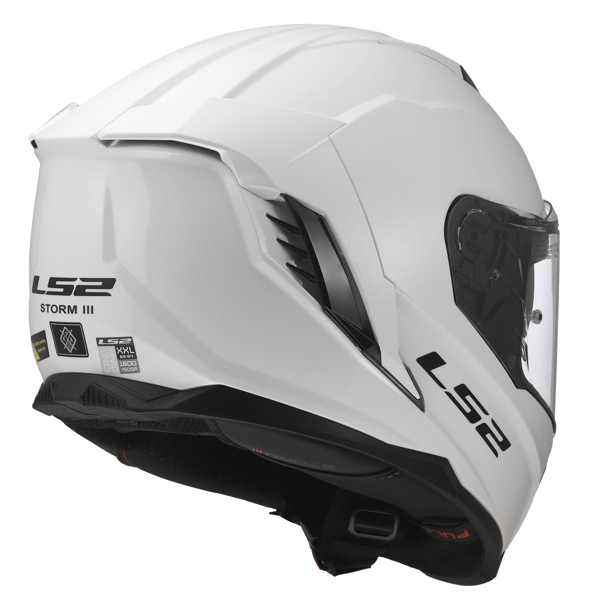 LS2 LS2 FF818 Storm III Glans Wit