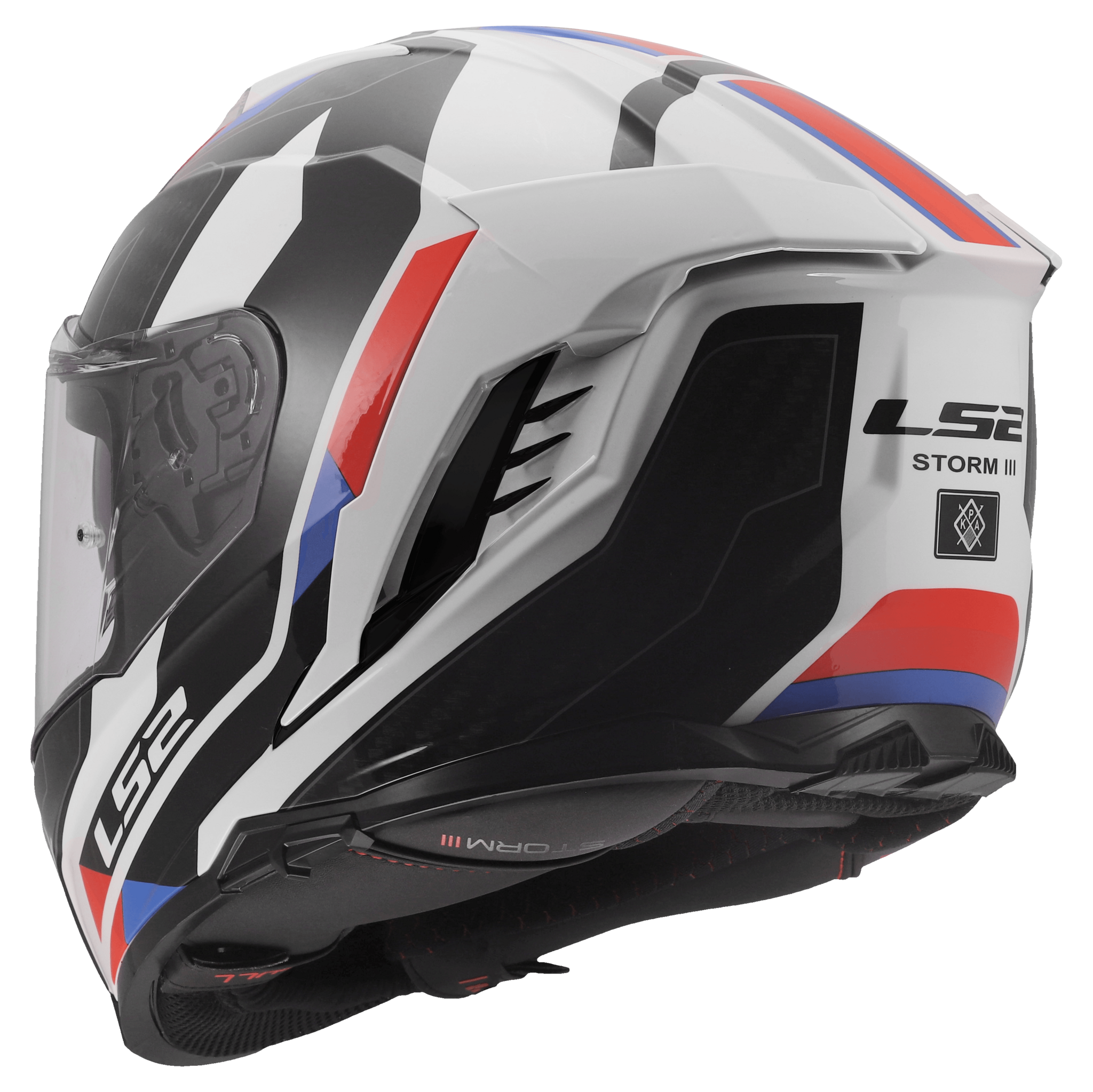 LS2 LS2 FF818 STORM III SPORTY Wit / Blauw / Rood